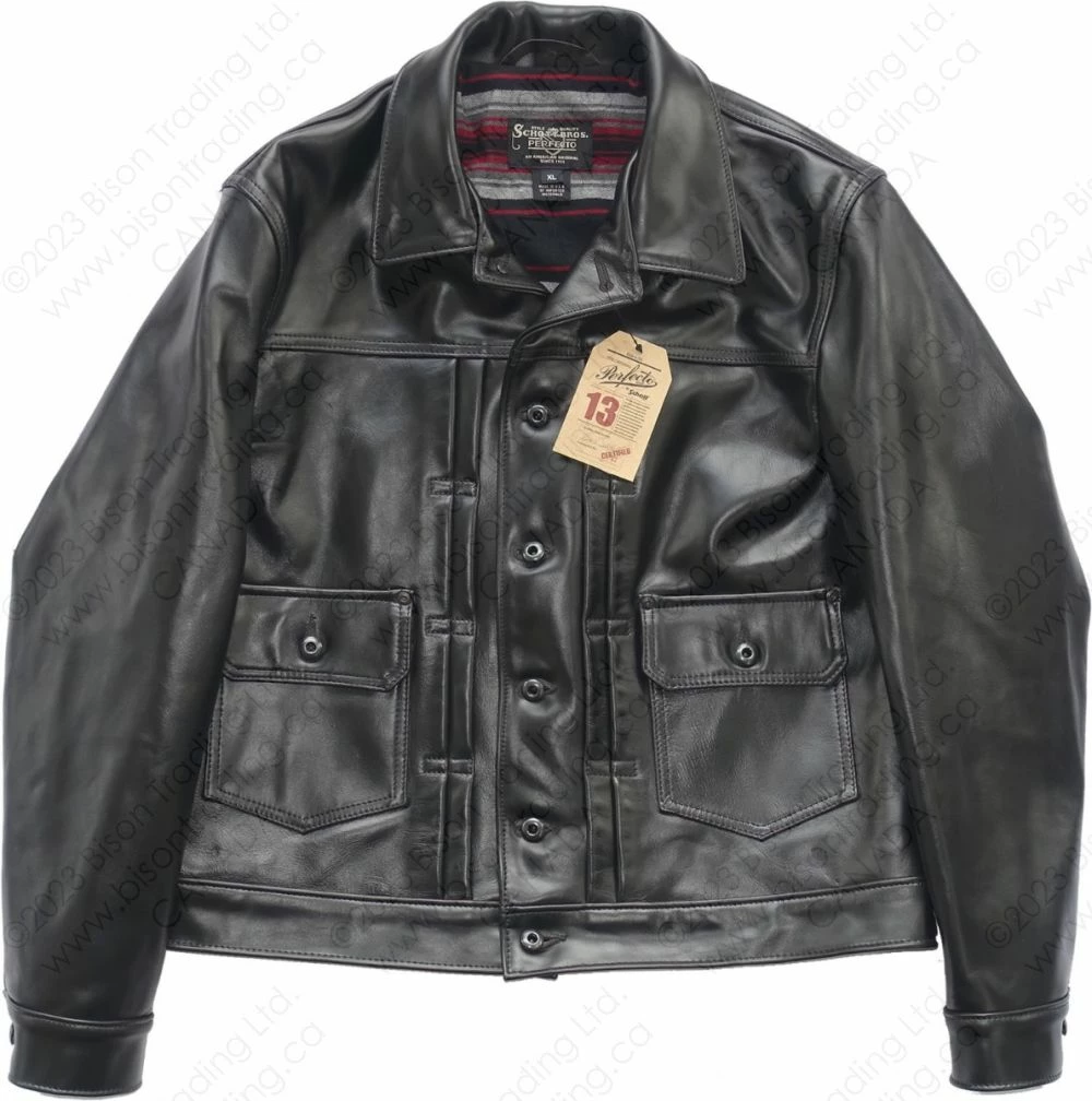 Schott NYC Horsehide Mechanic's Jacket STYLE: P620H 12 Schott NYC Horsehide Mechanic's Jacket STYLE: P620H - Image 10