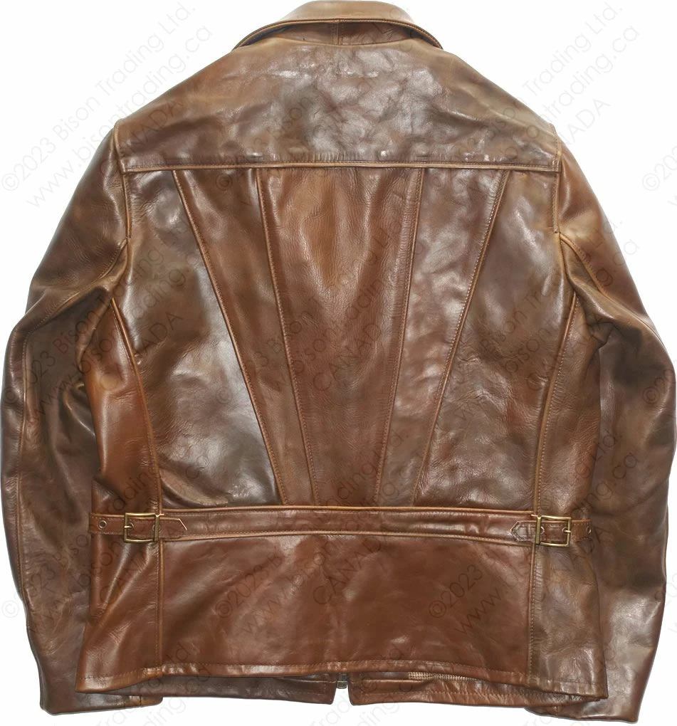 Schott NYC Horween Steerhide Sunset Back Delivery Jacket STYLE: P663 14 Schott NYC Horween Steerhide Sunset Back Delivery Jacket STYLE: P663 - Image 12