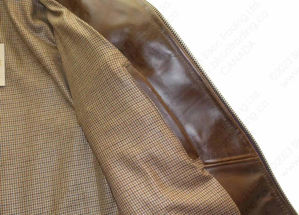 Schott NYC Horween Steerhide Sunset Back Delivery Jacket STYLE: P663 18 Schott NYC Horween Steerhide Sunset Back Delivery Jacket STYLE: P663 - Image 16