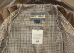 Schott NYC Horween Steerhide Sunset Back Delivery Jacket STYLE: P663 39 Schott NYC Horween Steerhide Sunset Back Delivery Jacket STYLE: P663 -Bison Trading Shop schott p663 brown xl 27