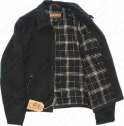 Schott NYC Storm - Heavyweight Oiled Nubuck Leather Delivery Jacket STYLE: P673 Black 31 Schott NYC Storm - Heavyweight Oiled Nubuck Leather Delivery Jacket STYLE: P673 Black -Bison Trading Shop schott p673 blk xl 22