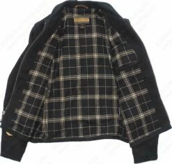 Schott NYC Storm - Heavyweight Oiled Nubuck Leather Delivery Jacket STYLE: P673 Black 32 Schott NYC Storm - Heavyweight Oiled Nubuck Leather Delivery Jacket STYLE: P673 Black -Bison Trading Shop schott p673 blk xl 23