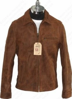 Schott NYC Storm - Heavyweight Oiled Nubuck Leather Delivery Jacket STYLE: P673