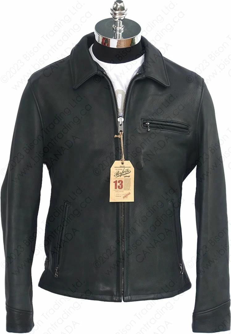 Schott NYC Horween Deer-Touch Cowhide Rider Jacket STYLE: P693 3 Schott NYC Horween Deer-Touch Cowhide Rider Jacket STYLE: P693