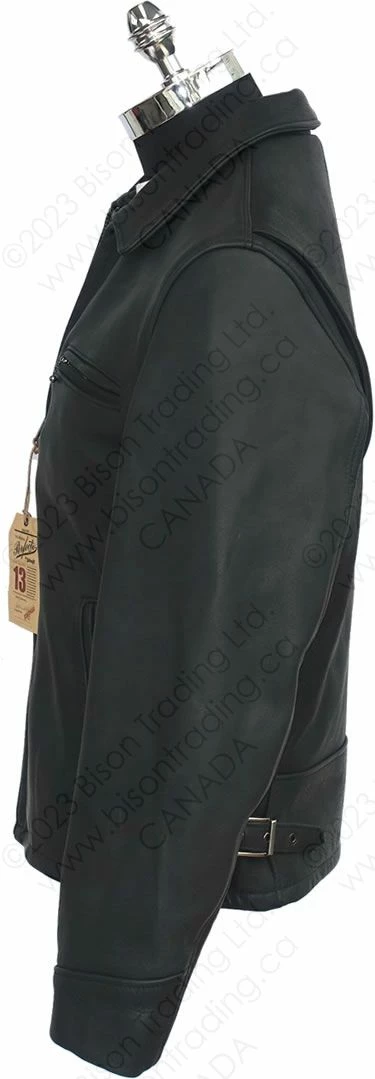 Schott NYC Horween Deer-Touch Cowhide Rider Jacket STYLE: P693 4 Schott NYC Horween Deer-Touch Cowhide Rider Jacket STYLE: P693 - Image 2