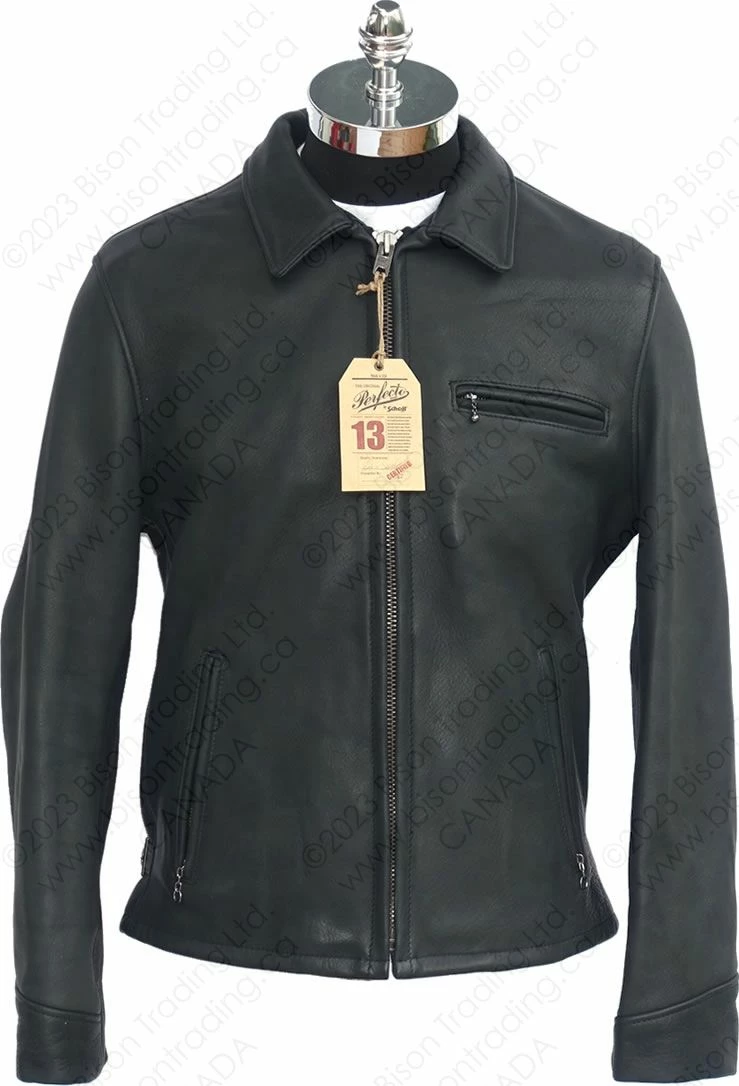 Schott NYC Horween Deer-Touch Cowhide Rider Jacket STYLE: P693 8 Schott NYC Horween Deer-Touch Cowhide Rider Jacket STYLE: P693 - Image 6