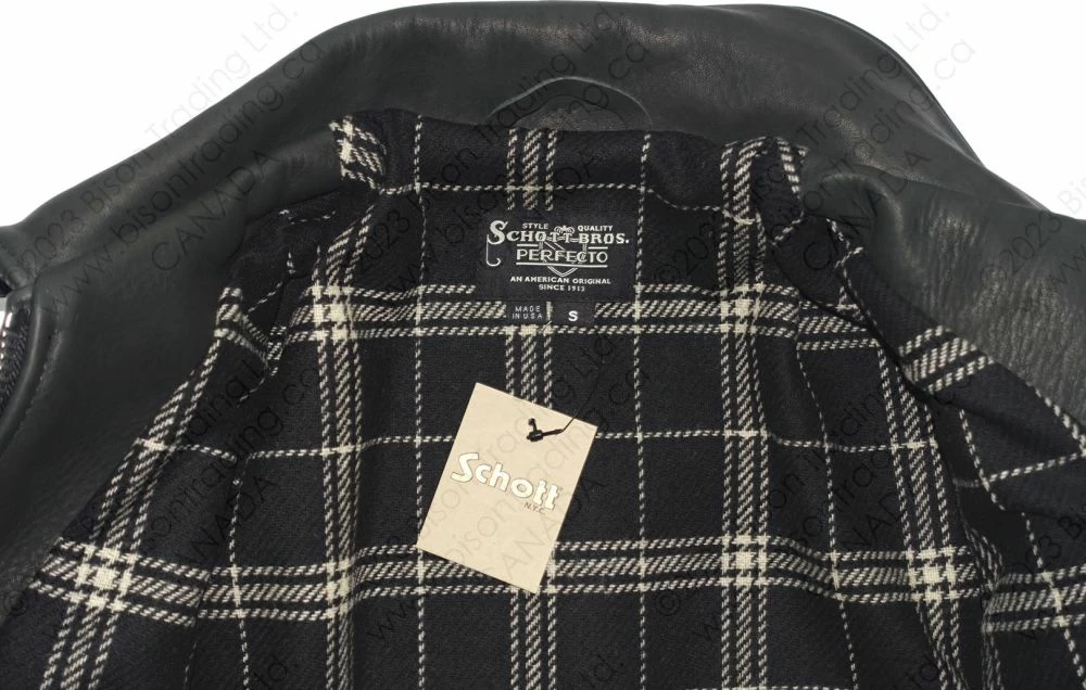 Schott NYC Horween Deer-Touch Cowhide Rider Jacket STYLE: P693 17 Schott NYC Horween Deer-Touch Cowhide Rider Jacket STYLE: P693 - Image 15