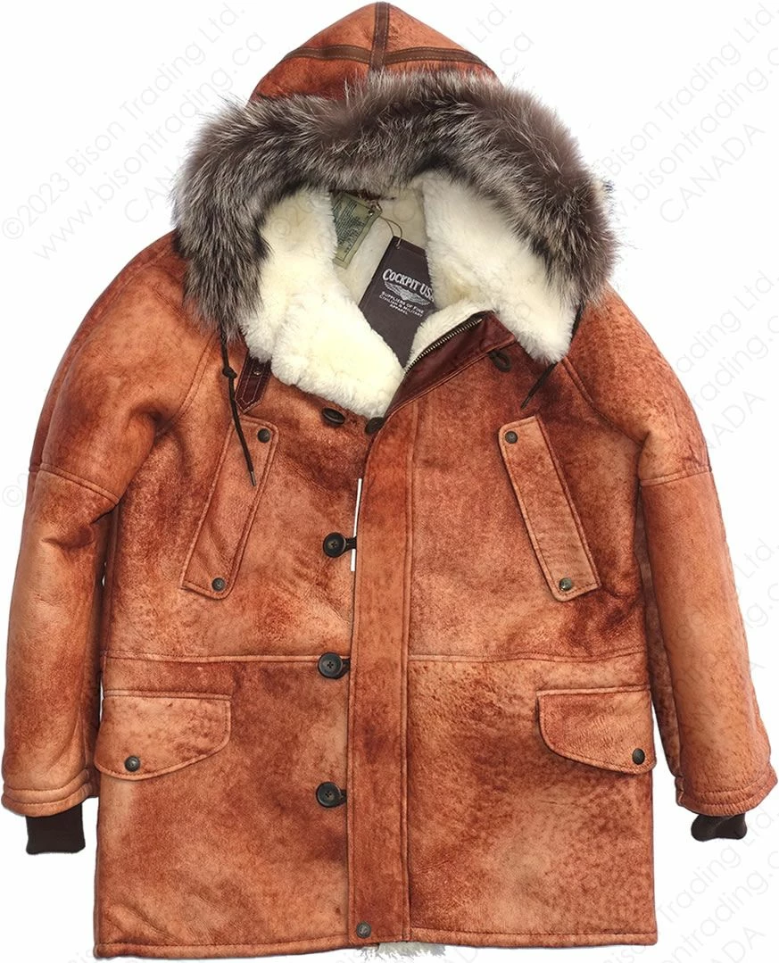 Cockpit USA N3B Sheepskin Parka Z21C015 10 Cockpit USA N3B Sheepskin Parka Z21C015 - Image 8