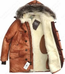 Cockpit USA N3B Sheepskin Parka Z21C015 30 Cockpit USA N3B Sheepskin Parka Z21C015 -Bison Trading Shop schott z21c015 l 22
