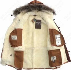 Cockpit USA N3B Sheepskin Parka Z21C015 31 Cockpit USA N3B Sheepskin Parka Z21C015 -Bison Trading Shop schott z21c015 l 23