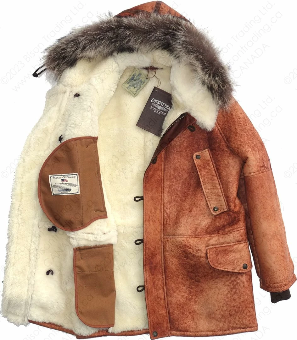 Cockpit USA N3B Sheepskin Parka Z21C015 14 Cockpit USA N3B Sheepskin Parka Z21C015 - Image 12