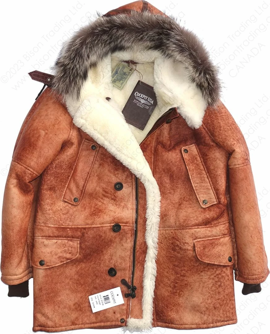 Cockpit USA N3B Sheepskin Parka Z21C015 15 Cockpit USA N3B Sheepskin Parka Z21C015 - Image 13
