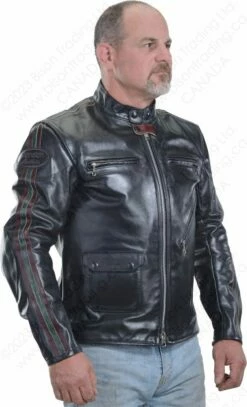VANSON LEATHERS CLASSIC LEATHER JACKET Model 4015 X150