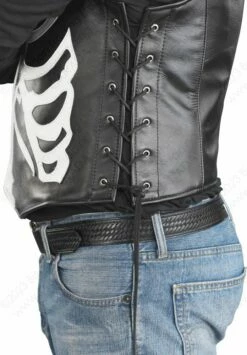 VANSON LEATHERS BONE VEST Model VZLB BLK 21 VANSON LEATHERS BONE VEST Model VZLB BLK -Bison Trading Shop vanson bone vest 4