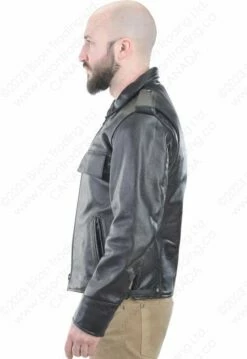 VANSON LEATHERS BOSTON POLICE JACKET - MK2 - Model PJ2 FIRE -Bison Trading Shop vanson boston police mk2 3