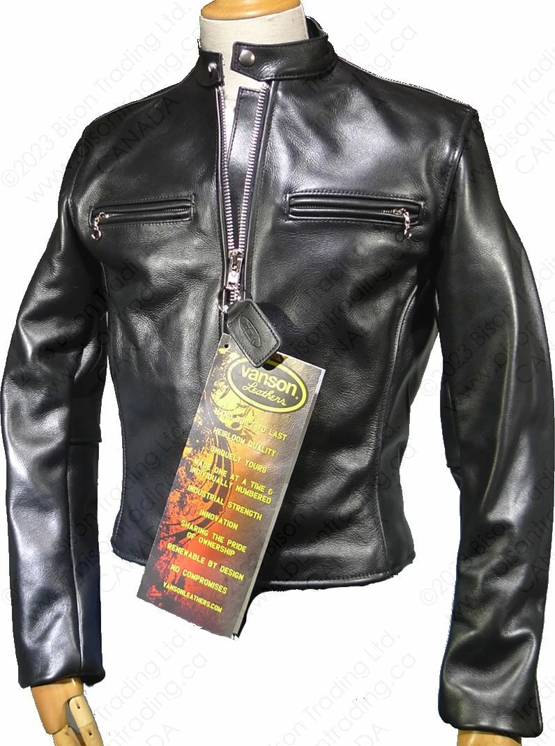 VANSON LEATHERS COMET Model COMT BLK 3 VANSON LEATHERS COMET Model COMT BLK