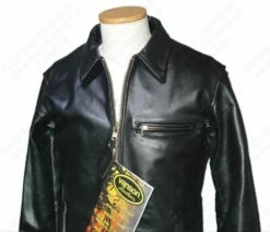 VANSON LEATHERS DAKOTA BARN COAT Model DAK BLK 21 VANSON LEATHERS DAKOTA BARN COAT Model DAK BLK -Bison Trading Shop vanson dakota 05