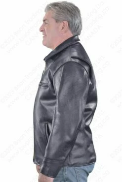 VANSON LEATHERS DAKOTA BARN COAT Model DAK BLK 27 VANSON LEATHERS DAKOTA BARN COAT Model DAK BLK -Bison Trading Shop vanson dakota 3