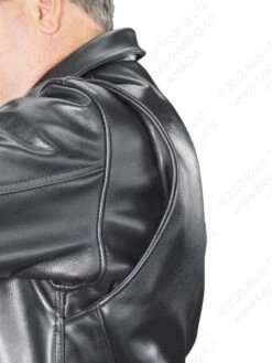 VANSON LEATHERS DAKOTA BARN COAT Model DAK BLK 29 VANSON LEATHERS DAKOTA BARN COAT Model DAK BLK -Bison Trading Shop vanson dakota 5