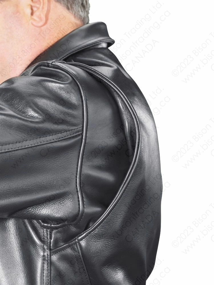 VANSON LEATHERS DAKOTA BARN COAT Model DAK BLK 15 VANSON LEATHERS DAKOTA BARN COAT Model DAK BLK - Image 13