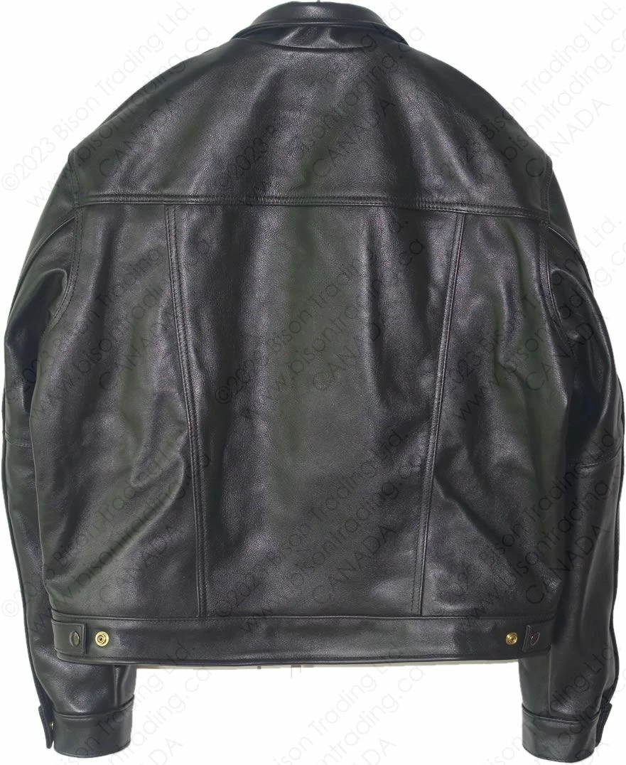 VANSON LEATHERS MAVERICK JEAN JACKET Model DJCB BLK 4 VANSON LEATHERS MAVERICK JEAN JACKET Model DJCB BLK - Image 2