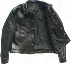 VANSON LEATHERS MAVERICK JEAN JACKET Model DJCB BLK 25 VANSON LEATHERS MAVERICK JEAN JACKET Model DJCB BLK -Bison Trading Shop vanson djcb 14