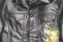 VANSON LEATHERS MAVERICK JEAN JACKET Model DJCB BLK 32 VANSON LEATHERS MAVERICK JEAN JACKET Model DJCB BLK -Bison Trading Shop vanson djcb 21