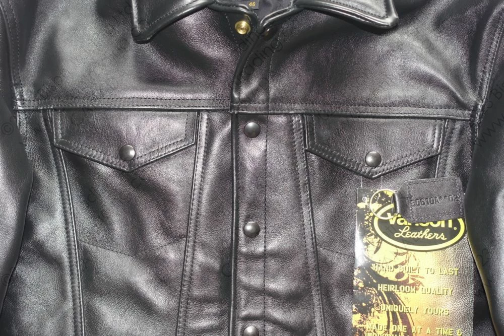 VANSON LEATHERS MAVERICK JEAN JACKET Model DJCB BLK 13 VANSON LEATHERS MAVERICK JEAN JACKET Model DJCB BLK - Image 11