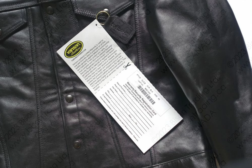 VANSON LEATHERS MAVERICK JEAN JACKET Model DJCB BLK 15 VANSON LEATHERS MAVERICK JEAN JACKET Model DJCB BLK - Image 13