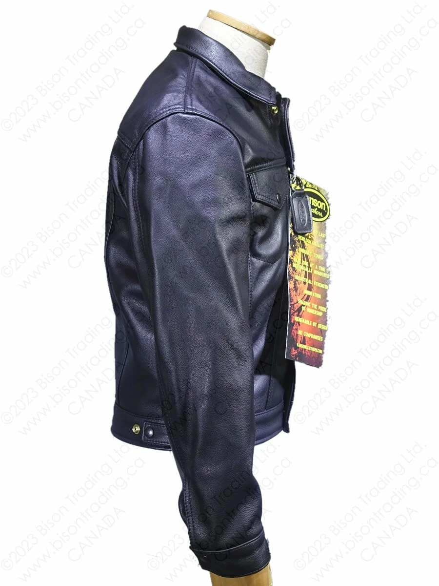 VANSON LEATHERS MAVERICK JEAN JACKET Model DJCB FIRE 6 VANSON LEATHERS MAVERICK JEAN JACKET Model DJCB FIRE - Image 4