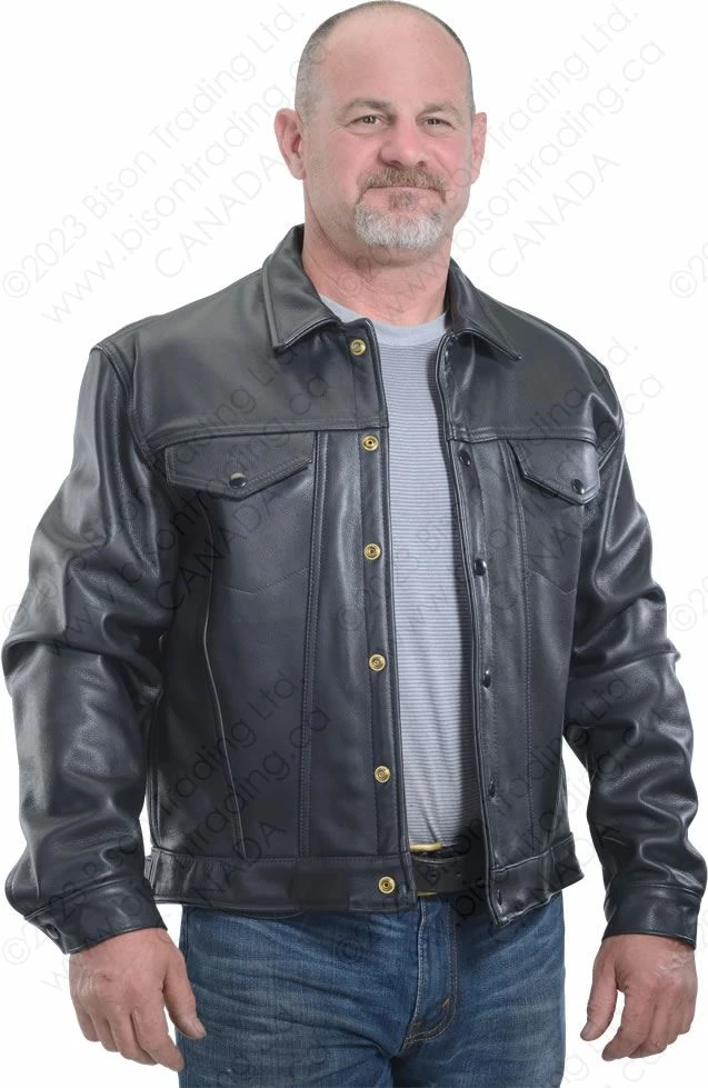 VANSON LEATHERS MAVERICK JEAN JACKET Model DJCB FIRE 12 VANSON LEATHERS MAVERICK JEAN JACKET Model DJCB FIRE - Image 10