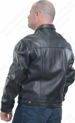 VANSON LEATHERS MAVERICK JEAN JACKET Model DJCB FIRE 31 VANSON LEATHERS MAVERICK JEAN JACKET Model DJCB FIRE -Bison Trading Shop vanson djcb fire 3