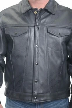 VANSON LEATHERS MAVERICK JEAN JACKET Model DJCB FIRE 33 VANSON LEATHERS MAVERICK JEAN JACKET Model DJCB FIRE -Bison Trading Shop vanson djcb fire 5