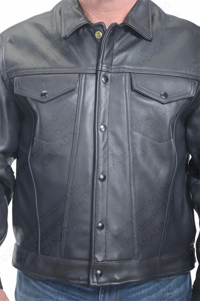 VANSON LEATHERS MAVERICK JEAN JACKET Model DJCB FIRE 16 VANSON LEATHERS MAVERICK JEAN JACKET Model DJCB FIRE - Image 14