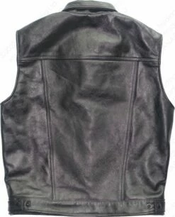 Vanson Leathers Maverick Jean Vest Model DJCB Vest 23 Vanson Leathers Maverick Jean Vest Model DJCB Vest -Bison Trading Shop vanson djcb vest 42 18