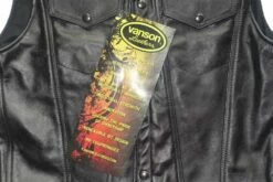 Vanson Leathers Maverick Jean Vest Model DJCB Vest 25 Vanson Leathers Maverick Jean Vest Model DJCB Vest -Bison Trading Shop vanson djcb vest 42 20