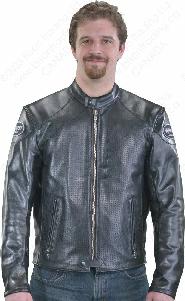 VANSON LEATHERS FULL THROTTLE JACKET Model DRAC Z150 3 VANSON LEATHERS FULL THROTTLE JACKET Model DRAC Z150