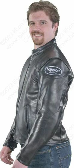 VANSON LEATHERS FULL THROTTLE JACKET Model DRAC Z150 16 VANSON LEATHERS FULL THROTTLE JACKET Model DRAC Z150 -Bison Trading Shop vanson drac z150 3