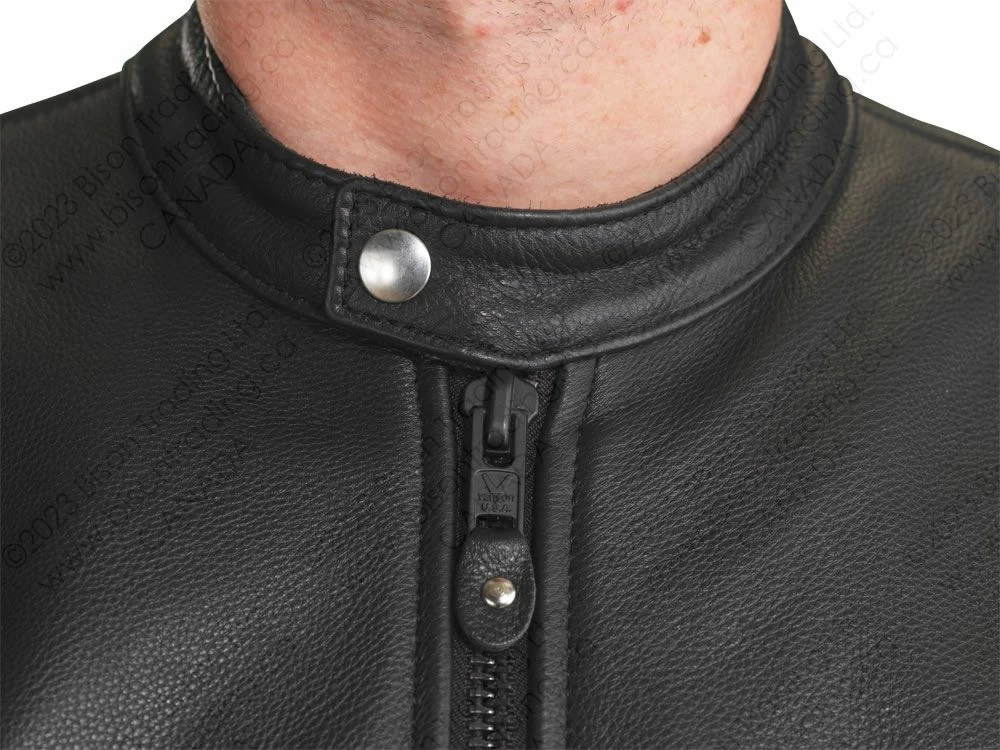 VANSON LEATHERS DRIFTER Mk2 JACKET Model DRF2 FIRE 6 VANSON LEATHERS DRIFTER Mk2 JACKET Model DRF2 FIRE - Image 4