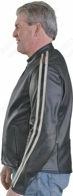 VANSON LEATHERS DRIFTER Mk2- STRIPES- JACKET Model DRS2 FIRE 12 VANSON LEATHERS DRIFTER Mk2- STRIPES- JACKET Model DRS2 FIRE -Bison Trading Shop vanson drs2 fire 3