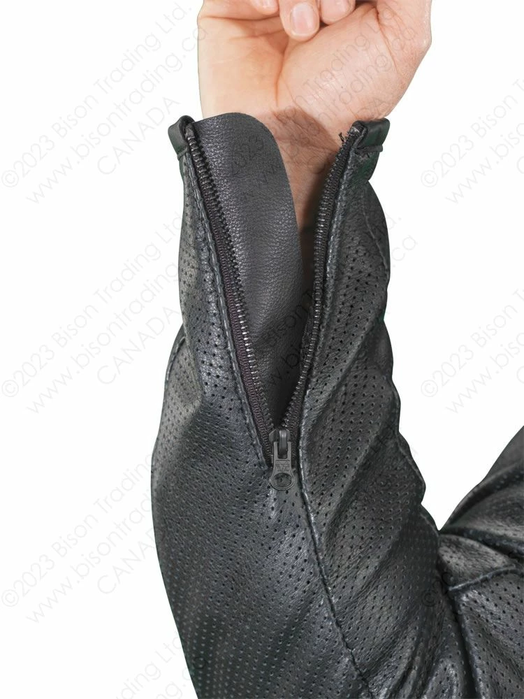 VANSON LEATHERS DRIFTER PERF-LEATHER JACKET Model DRV2 F150 12 VANSON LEATHERS DRIFTER PERF-LEATHER JACKET Model DRV2 F150 - Image 10