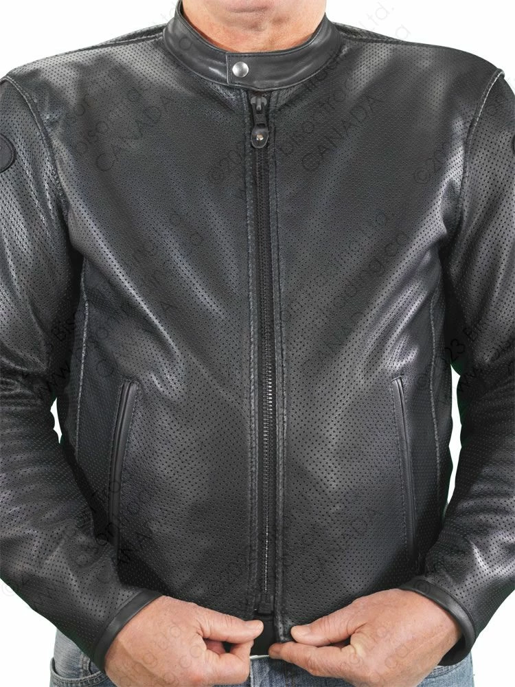 VANSON LEATHERS DRIFTER PERF-LEATHER JACKET Model DRV2 F150 6 VANSON LEATHERS DRIFTER PERF-LEATHER JACKET Model DRV2 F150 - Image 4