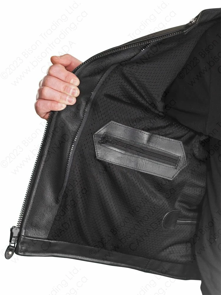 VANSON LEATHERS DRIFTER Mk2 W/STRIPES - PERF Model DSV2 F150 6 VANSON LEATHERS DRIFTER Mk2 W/STRIPES - PERF Model DSV2 F150 - Image 4