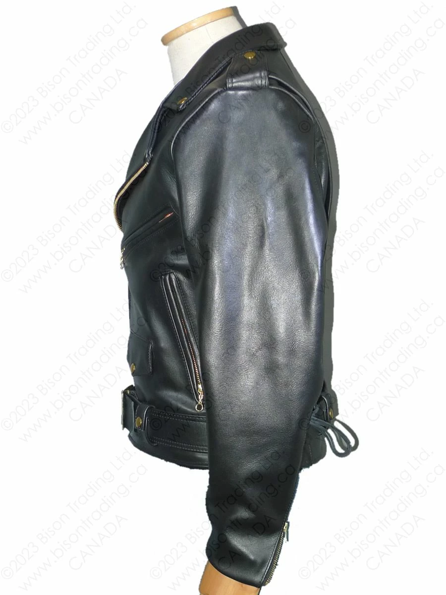 VANSON LEATHERS HIGHWAYMAN DELUXE JACKET Model E / ER BLK 16 VANSON LEATHERS HIGHWAYMAN DELUXE JACKET Model E / ER BLK - Image 14