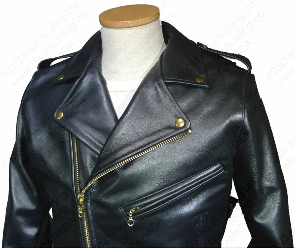 VANSON LEATHERS HIGHWAYMAN DELUXE JACKET Model E / ER BLK 19 VANSON LEATHERS HIGHWAYMAN DELUXE JACKET Model E / ER BLK - Image 17