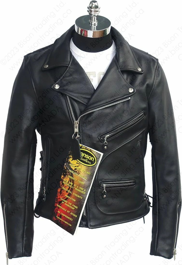 VANSON LEATHERS HARDCORE HIGHWAY JACKET Model HC / HCR BLK 13 VANSON LEATHERS HARDCORE HIGHWAY JACKET Model HC / HCR BLK - Image 11