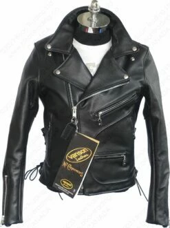 VANSON LEATHERS HARDCORE HIGHWAY JACKET Model HC / HCR BLK 26 VANSON LEATHERS HARDCORE HIGHWAY JACKET Model HC / HCR BLK -Bison Trading Shop vanson hcblk 38 15