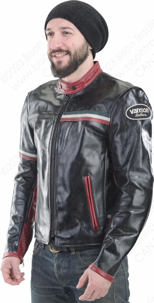 VANSON LEATHERS ITALIA JACKET Model ITAL X150 5 VANSON LEATHERS ITALIA JACKET Model ITAL X150 - Image 3