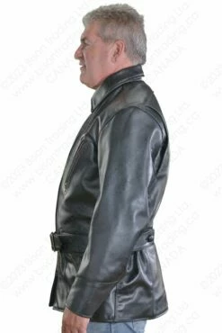 VANSON LEATHERS MODEL J 3/4 CAR COAT Model J BLK 11 VANSON LEATHERS MODEL J 3/4 CAR COAT Model J BLK -Bison Trading Shop vanson j 3