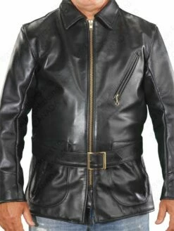 VANSON LEATHERS MODEL J 3/4 CAR COAT Model J BLK 12 VANSON LEATHERS MODEL J 3/4 CAR COAT Model J BLK -Bison Trading Shop vanson j 4